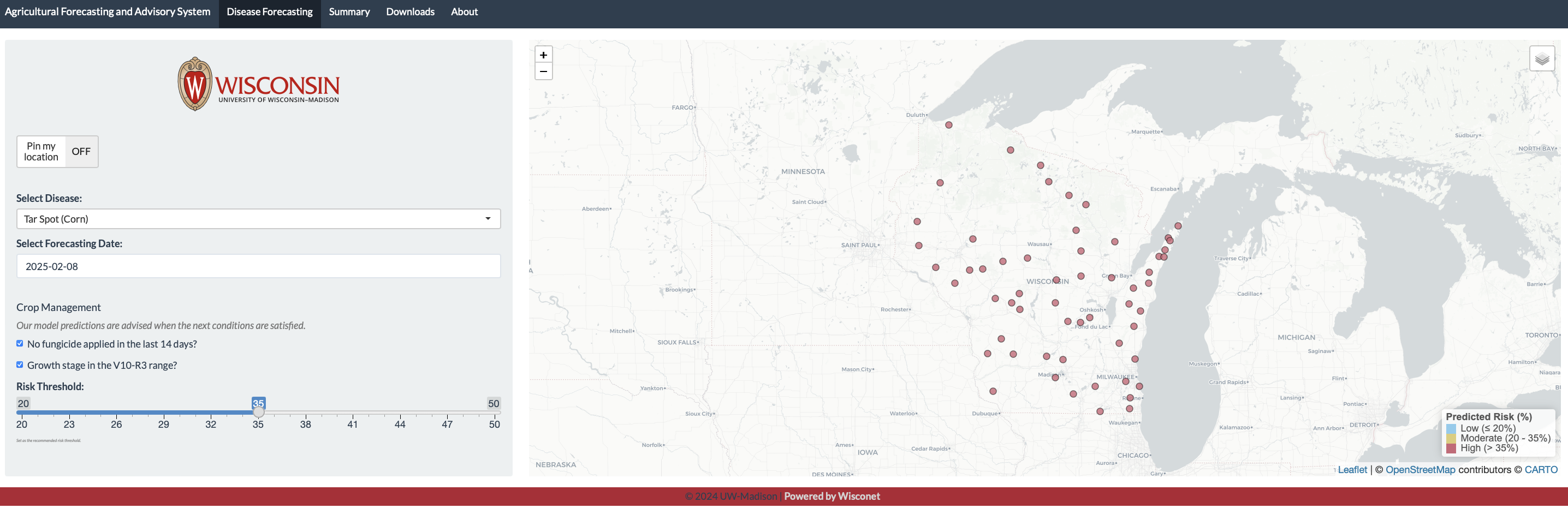 Agricultural Forecasting Tool